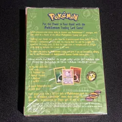 Pokemon TCG WOTC Base Set 2 Grass Chopper Theme Deck SEALED KB toys OG sticker - Image 2