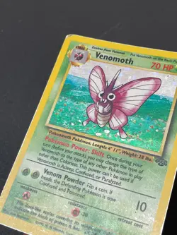 Venomoth 13/64 Holo Rare Unlimited Card WotC Pokemon Jungle - Image 3