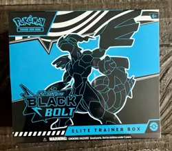 Pokemon Black Bolt ETB Sealed New - Image 1