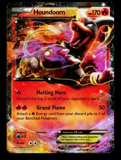 Pokemon TCG Houndoom Ex 21/162 Ultra Rare - Image 1