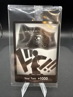 Bandai One Piece TCG Monkey D. Luffy Don!! "Your Turn +1000" Promo Holo *Sealed* - Image 1
