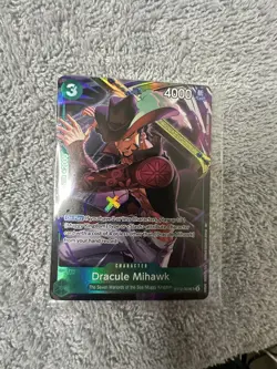 One Piece Dracule Mihawk ST12-003 Illustration Box Vol 4 English Promo Sealed - Image 1