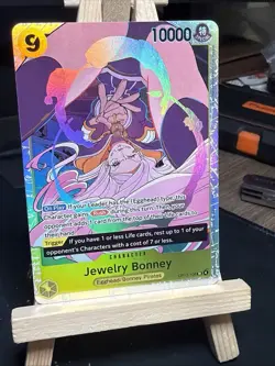 Jewelry Bonney OP13-108 SR Carrying On His Will One Piece Card English Near Mint - Image 2