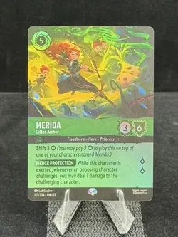 Disney Lorcana-Wilds Unknown-Merida-Gifted Archer-#213-Epic-M/NM - Image 1