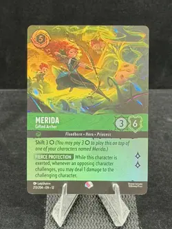 Disney Lorcana-Wilds Unknown-Merida-Gifted Archer-#213-Epic-M/NM - Image 1