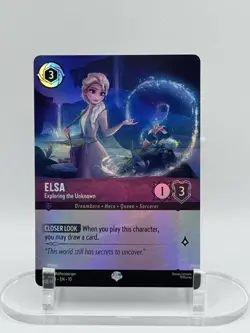 Elsa Exploring The Unknown Disney Lorcana Whispers The Well Epic holo 208/204 - Image 1