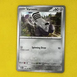 Varoom 154/197 Common Obsidian Flames scarlet & Violet Pokemon Card NM - Image 1