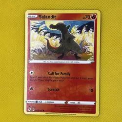 Salandit 027/159 Common Crown Zenith 2023 Pokemon Card NM - Image 1