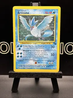 1999 Articuno Holo Rare - Fossil Set 2/62 - WOTC Vintage Pokemon Card LP - Image 2