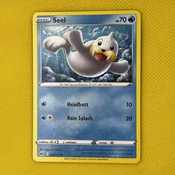 Seel 029/159 Common Crown Zenith 2023 Pokemon Card NM - Image 1