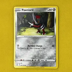 Pawniard 091/159 Common Crown Zenith 2023 Pokemon Card NM - Image 1