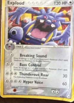 Exploud 6/101 Ex Hidden Legends Holo Rare 2004 Pokemon Card MP - Image 4