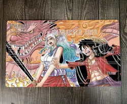 O-P OPCG TCG CCG Pad Monkey D. Luffy & Yamato Playmat Trading Card Game Mat - Image 2