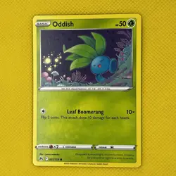 Oddish 001/159 Common Crown Zenith 2023 Pokemon Card NM - Image 1