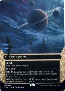 Mirrorpool (0027) (Borderless) Edge of Eternities: Stellar Sights Magic MTG - Image 1