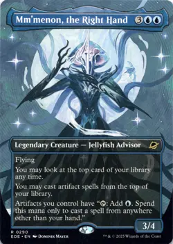 Mm'menon, the Right Hand (Borderless) Edge of Eternities - Magic MTG NM - Image 1