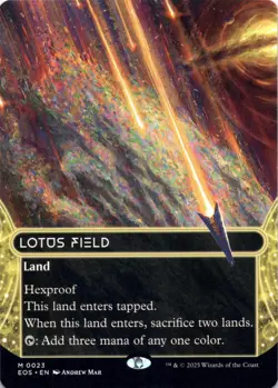 Lotus Field (0023) (Borderless) Edge of Eternities: Stellar Sights Magic MTG - Image 1