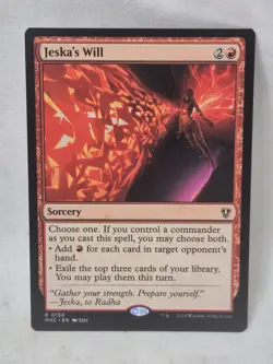 Jeska's Will 0156 Non Foil Rare Murders at Karlov Manor MTG Near Mint - Image 1