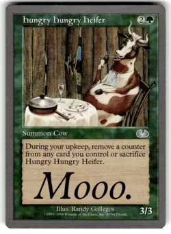 Hungry Hungry Heifer Unglued Regular MTG - Image 1