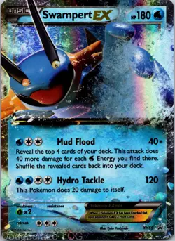 Swampert EX XY55 Promo XY Black Star Promos Pokemon LP - Image 1