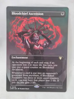 1 x Bloodchief Ascension - Borderless - Commander Masters - NM-Mint - MTG - Image 1