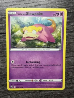 Galarian Slowpoke 54/163 SWSH05: Battle Styles Common Pokemon TCG NM - Image 1