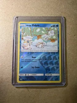 Pokemon TCG Alolan Vulpix 30/156 Ultra Prism Reverse Holo Common - Image 2