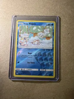 Pokemon TCG Alolan Vulpix 30/156 Ultra Prism Reverse Holo Common - Image 3