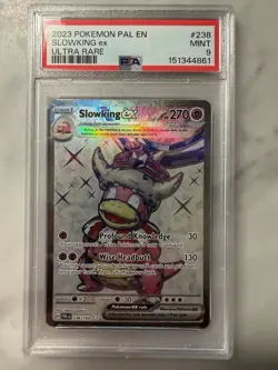 Pokemon Slowking ex Ultra Rare Full Art Holo Sv02: Paldea Evolved 238/193 PSA 9 - Image 1
