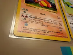 Wizards Pokemon TCG Base Set lot 7 Charmeleon Porygon Onix HP/DMG Shadowless Lot - Image 2