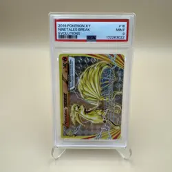 2016 Pokemon XY Evolutions Ninetales BREAK 16/108 PSA 9 Mint - Image 2
