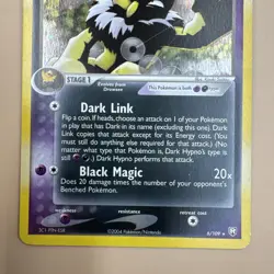 Pokemon Dark Hypno Holo Rare Holo Team Rocket Returns 6/109 - Image 3