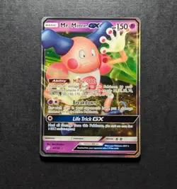 Pokemon - Mr. Mime GX - 67/181 - Team Up Sun & Moon - Ultra Rare Card NM - Image 1