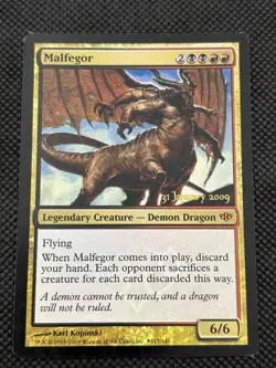 Malfegor 117 Foil Prerelease Cards MP MTG - Image 1