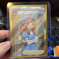2022 Pokemon TCG Lady 193/196 Sword & Shield Lost Origin Full Art Trainer - Image 1