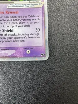Vintage Celebi ex 17/17 POP Series 2​ LP Pokemon TCG - Image 5
