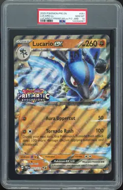 Lot Of 2 2025 POKEMON PRISMATIC PREMIUM COLLECTION 051 + JUMBO LUCARIO EX PSA 10 - Image 2