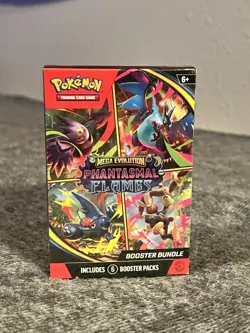 Pokemon TCG Mega Evolution Phantasmal Flames Booster Bundle |BRAND NEW SEALED - Image 1