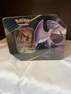Pokemon Crown Zenith Tin Glarian Articuno Factory Sealed - Image 1
