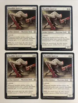4x Mtg Phyrexia All Will Be One Mandible Justiciar NM/M Magic The Gathering - Image 1