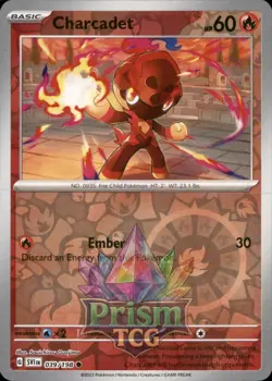 Charcadet 39/198 Common Reverse Holo Scarlet & Violet Pokemon - Image 1