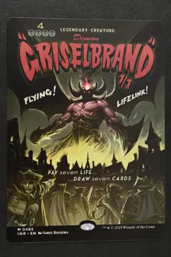 Magic The Gathering: Griselbrand - INR - Mythic Poster NM Unplayed - MTG - Image 1