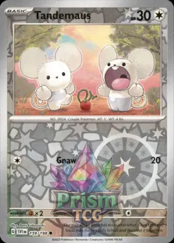 Tandemaus 159/198 Common Reverse Holo Scarlet & Violet Pokemon - Image 1