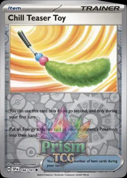 Chill Teaser Toy 166/191 Uncommon Reverse Holo Surging Sparks Pokemon - Image 1
