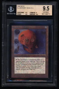 Illusionary Mask - Beta - MTG Magic the Gathering - BGS MINT 9.5 - Image 1