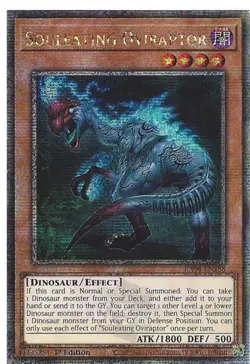RA04-EN288 Souleating Oviraptor - Quarter Century Secret Rare Card 1st Edition - Image 1