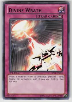 Divine Wrath BP01-EN054 Rare Battle Pack: Epic Dawn Yu-Gi-Oh 1st Edition NM - Image 1