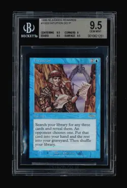 Intuition - DCI Judge Rewards - POP /2 - English - MTG - BGS GEM Mint 9.5 - Image 1