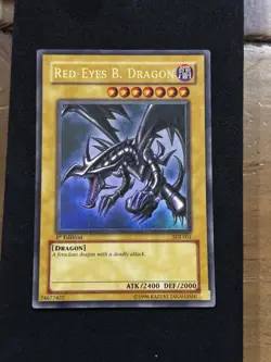 Yu-Gi-Oh! Red-Eyes B. Dragon Ultra Rare SDJ-001 1st Ed Starter Deck: Joey Konami - Image 1