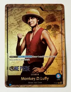 2024 One Piece Premium Collection Live Action Edition Monkey D. Luffy #047 Card - Image 1